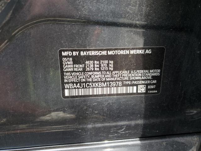 WBA4J1C5XKBM13978 BMW 430i Gran Coupe