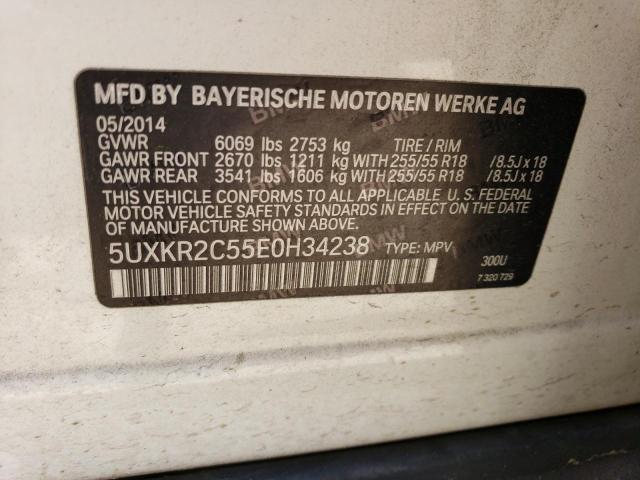 5UXKR2C55E0H34238 BMW X5 Sdrive35i