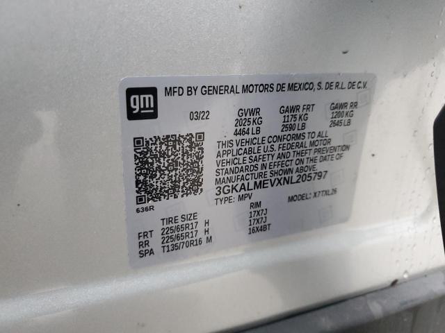 3GKALMEVXNL205797 GMC Terrain Sle