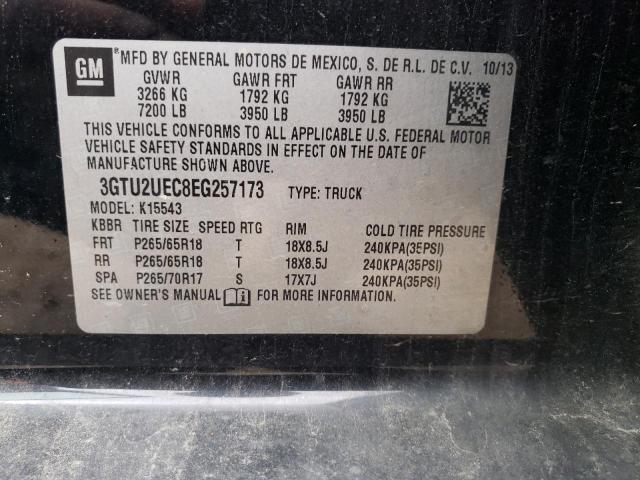 3GTU2UEC8EG257173 GMC Sierra K1500 Sle