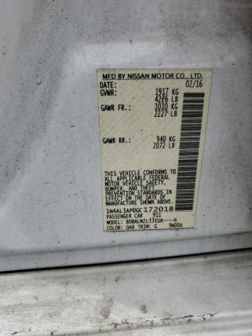 1N4AL3AP0GC172018 Nissan ALTIMA 2.5