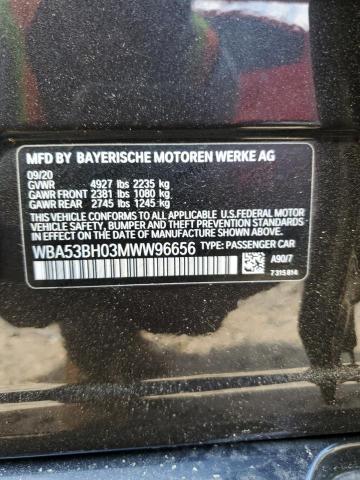 WBA53BH03MWW96656 BMW 530 I