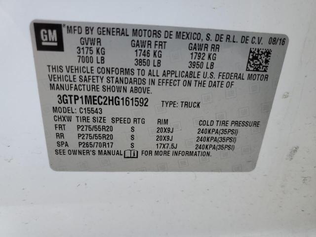 3GTP1MEC2HG161592 GMC Sierra C1500 Sle