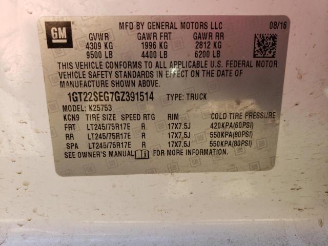 1GT22SEG7GZ391514 GMC Sierra K2500 Sle
