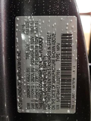 5J8TB4H37JL027761 Acura RDX