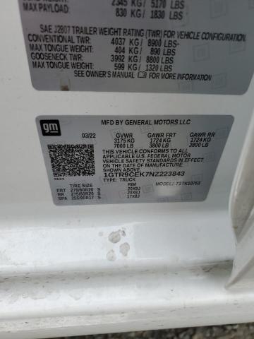 1GTR9CEK7NZ223843 GMC Sierra Limited K1500 Elevation