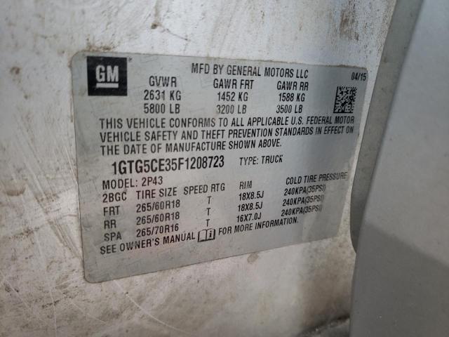 1GTG5CE35F1208723 GMC CANYON SLT