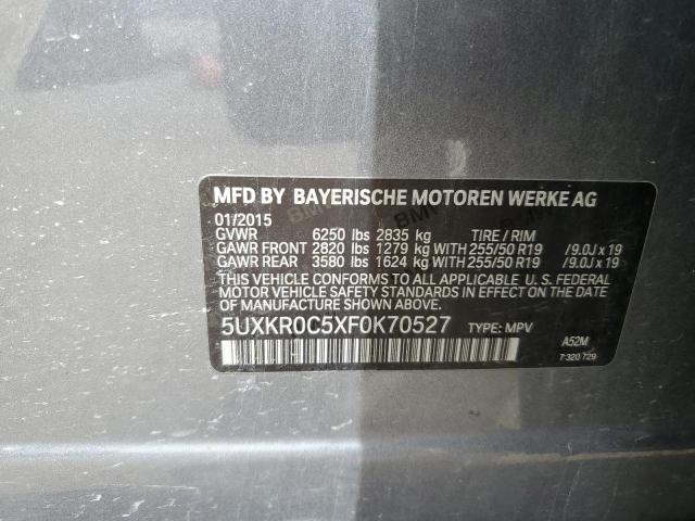 5UXKR0C5XF0K70527 BMW X5 Xdrive35i