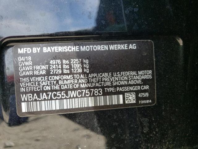 WBAJA7C55JWC75783 BMW 530 XI