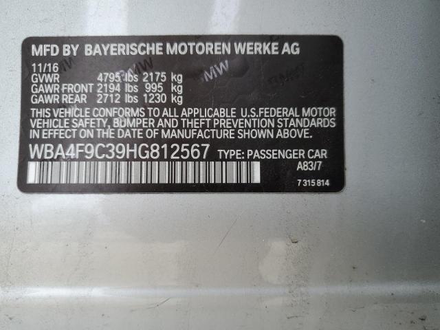 WBA4F9C39HG812567 BMW 430xi Gran Coupe