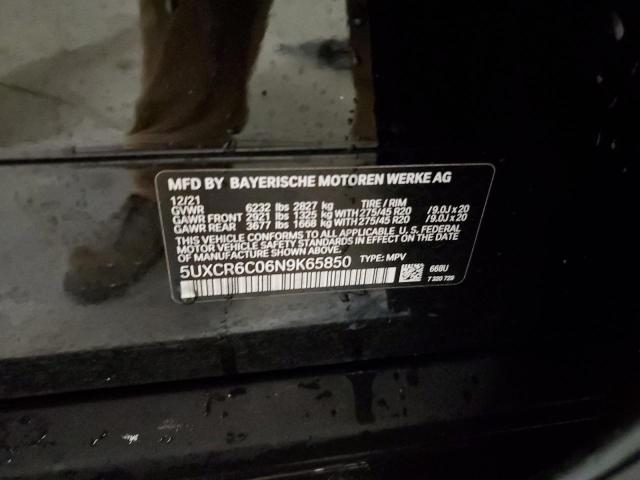 5UXCR6C06N9K65850 BMW X5 Xdrive40i