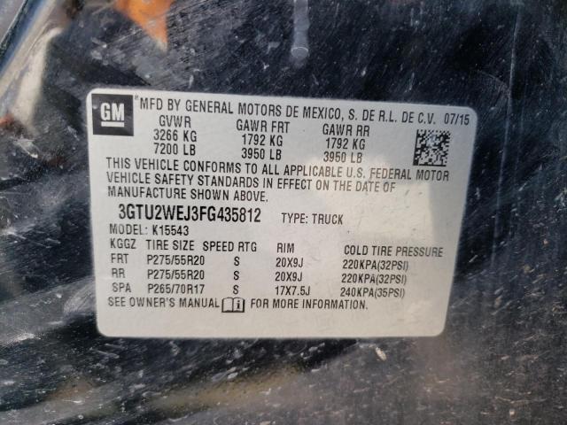 3GTU2WEJ3FG435812 GMC Sierra K1500 Denali