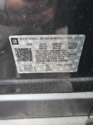 3GKALMEVXJL346086 GMC Terrain Sle