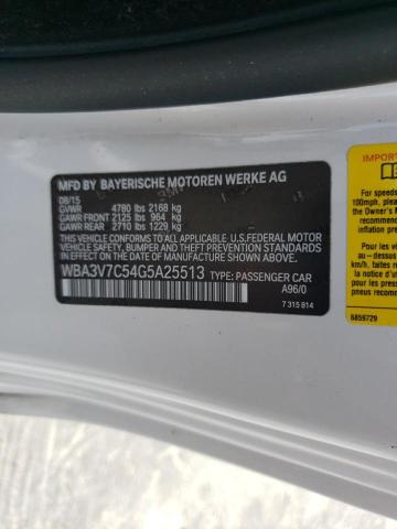 WBA3V7C54G5A25513 BMW 428 I Sulev