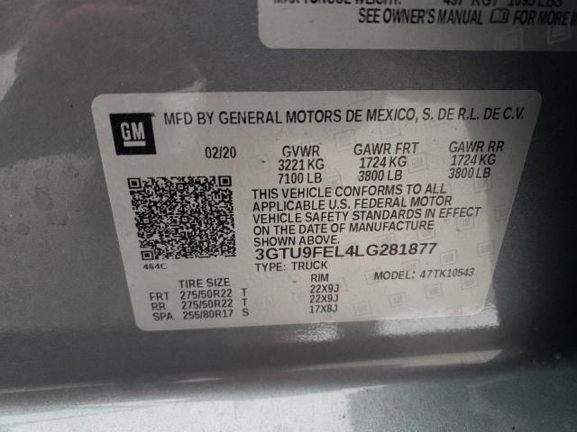 3GTU9FEL4LG281877 GMC Sierra K1500 Denali