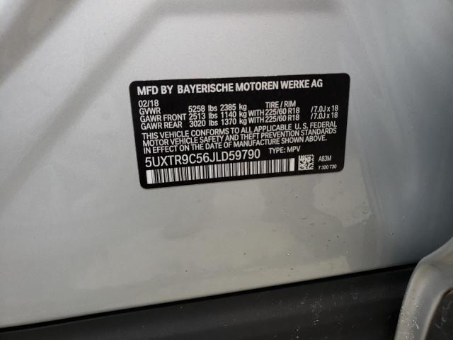 5UXTR9C56JLD59790 BMW X3 Xdrive30i
