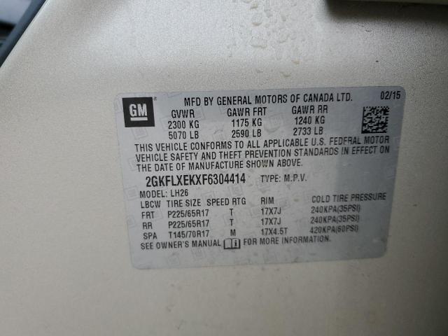 2GKFLXEKXF6304414 GMC Terrain Slt