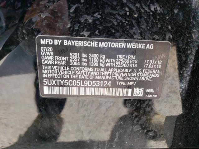 5UXTY5C05L9D53124 BMW X3 Xdrive30i