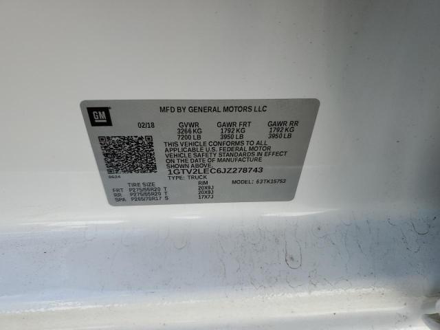 1GTV2LEC6JZ278743 GMC Sierra K1500