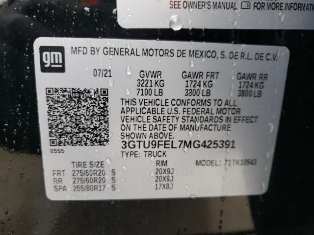 3GTU9FEL7MG425391 GMC Sierra K1500 Denali