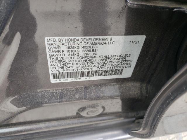 19UDE2F78NA003475 Acura Ilx Premium