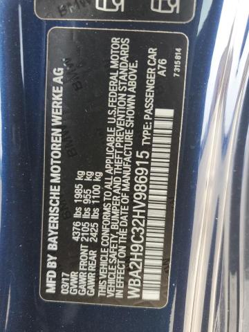 WBA2H9C32HV986915 BMW 230xi
