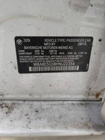 WBA8E5G58HNU22354 BMW 320 XI