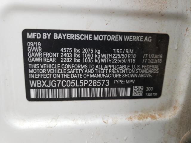WBXJG7C05L5P28573 BMW X1 Sdrive28i