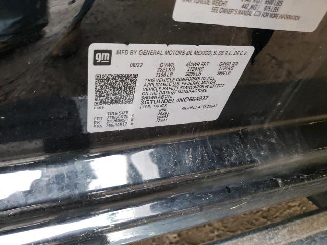 3GTUUDEL4NG664837 GMC Sierra K1500 Slt