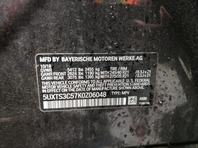 5UXTS3C57K0Z06048 BMW X3 Xdrivem40i