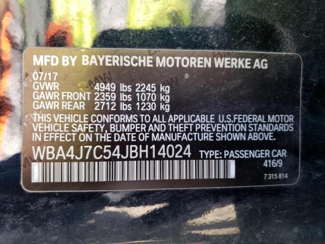 WBA4J7C54JBH14024 BMW 440xi Gran Coupe