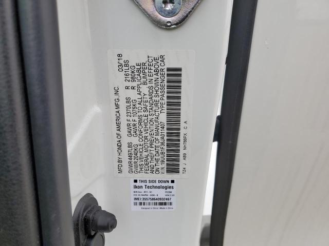 19UUB1F36JA011407 Acura TLX
