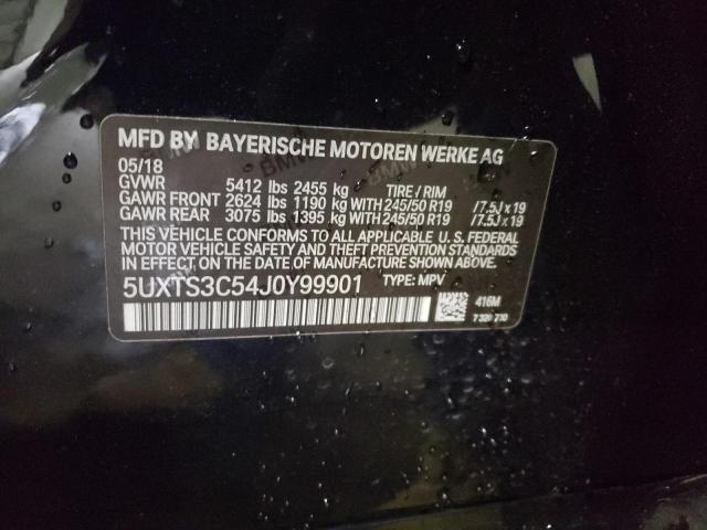 5UXTS3C54J0Y99901 BMW X3 Xdrivem40i
