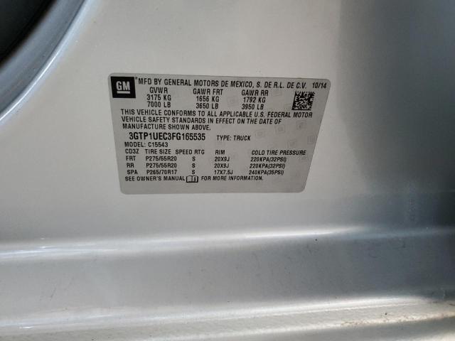 3GTP1UEC3FG165535 GMC Sierra C1500 Sle