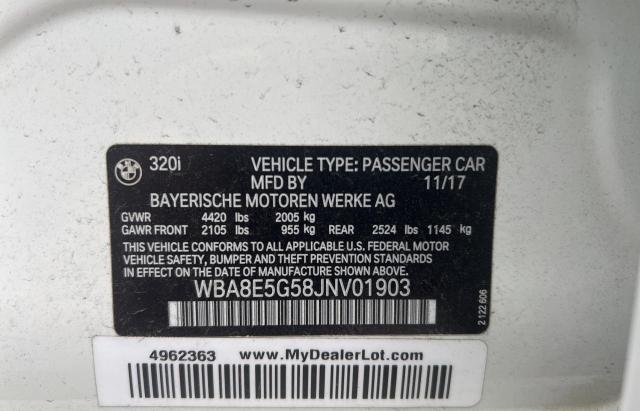 WBA8E5G58JNV01903 BMW 320 XI