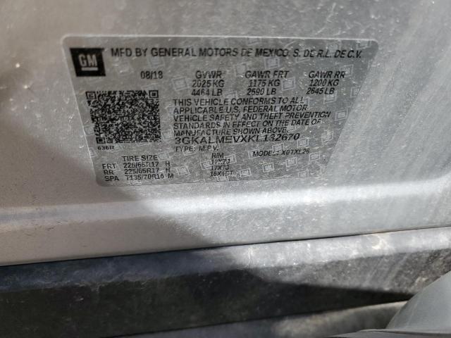 3GKALMEVXKL132670 GMC Terrain Sle