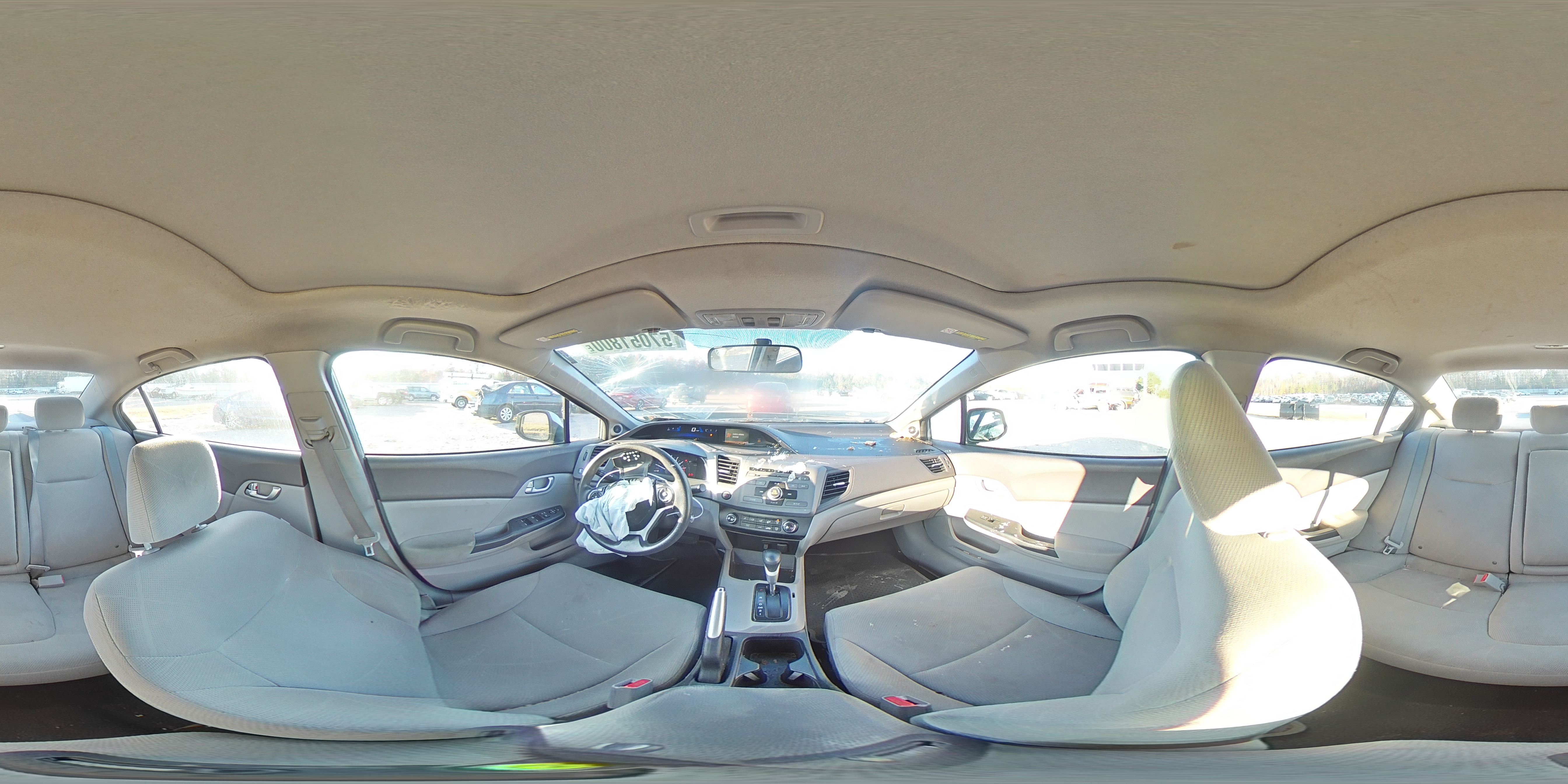 2012 HONDA CIVIC EX 2HGFB2F84CH583543