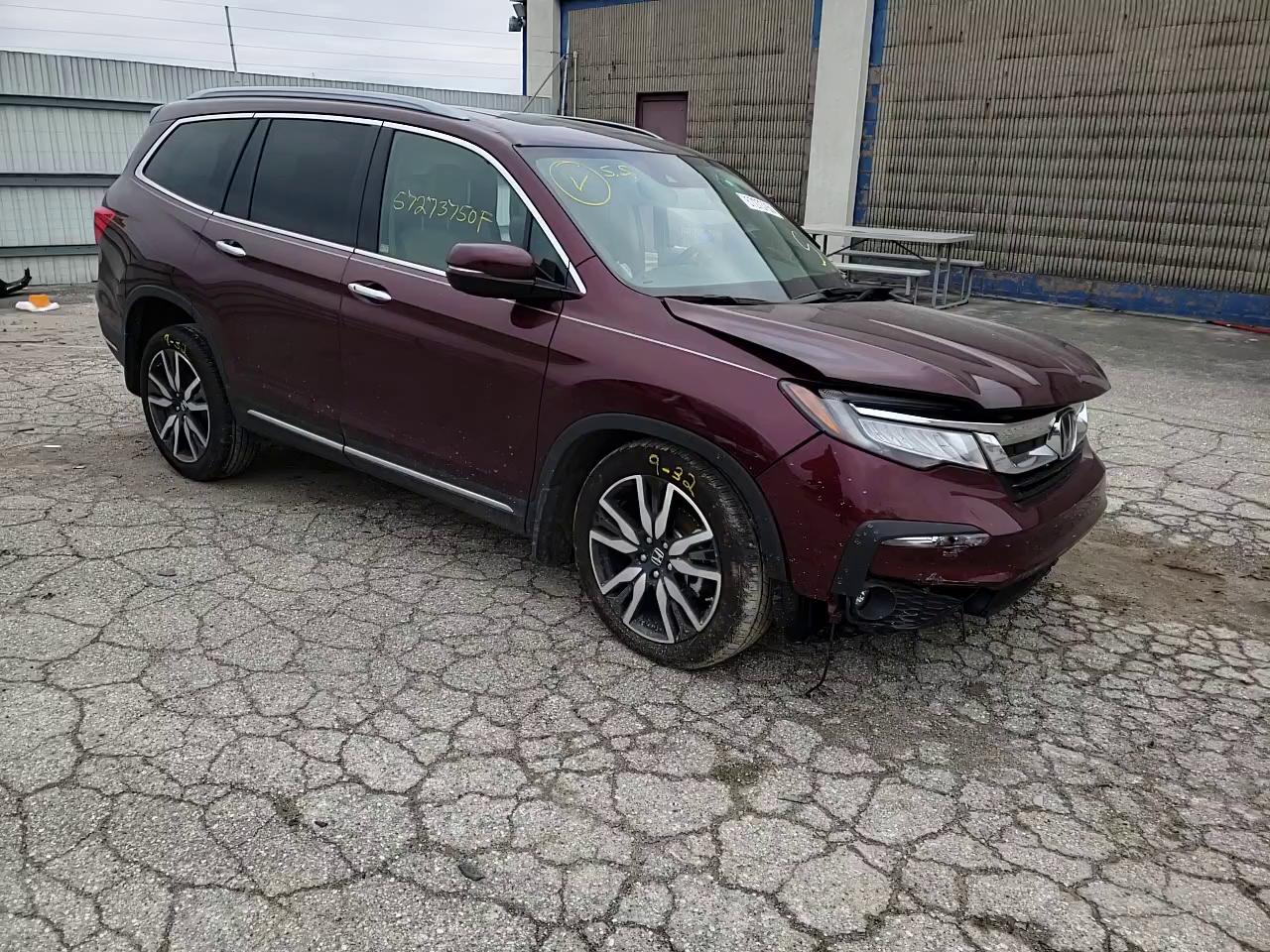 2020 HONDA PILOT TOUR 5FNYF6H62LB004201