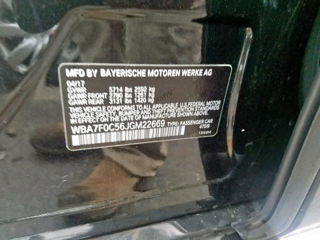 WBA7F0C56JGM22669 BMW 750 I