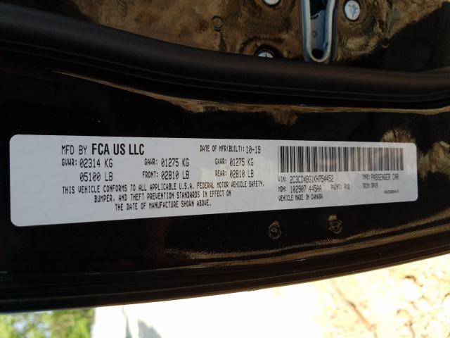2C3CDXBG1KH754452 Dodge Charger Sxt