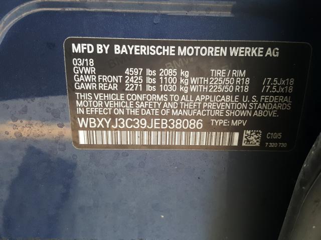 WBXYJ3C39JEB38086 BMW X2 Sdrive28i