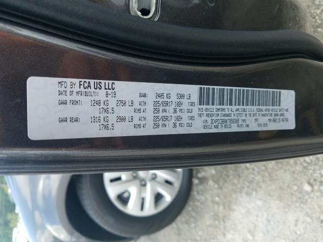 3C4PDCBB8KT856509 Dodge JOURNEY SE