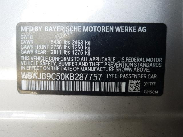 WBAJB9C50KB287757 BMW M550xi