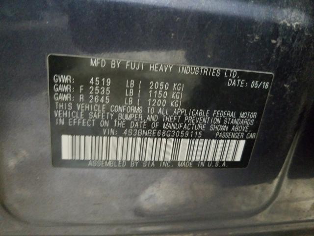 4S3BNBE68G3059115 Subaru Legacy 2.5i Premium