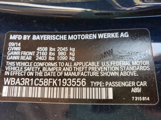 WBA3R1C58FK193556 BMW 435 I
