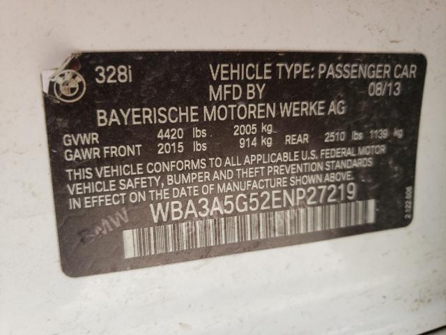 WBA3A5G52ENP27219 BMW 328 I