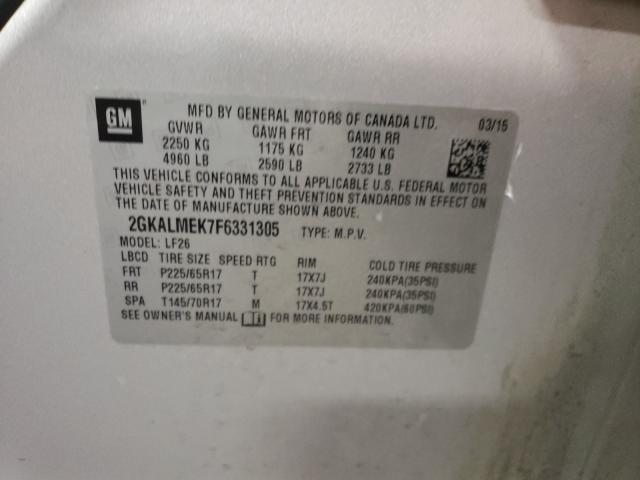 2GKALMEK7F6331305 GMC Terrain Sle