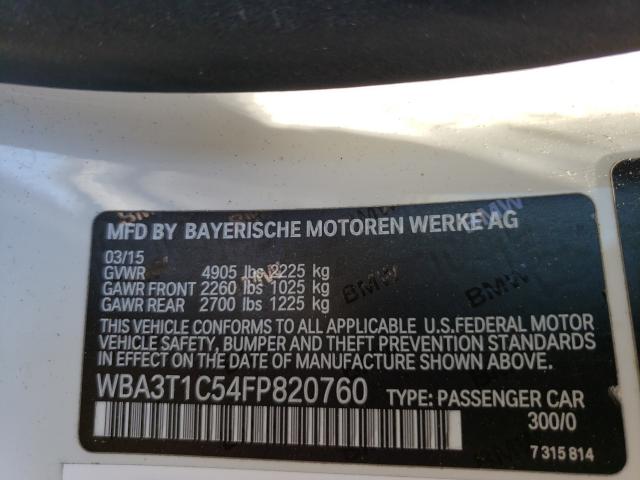 WBA3T1C54FP820760 BMW 428 Xi Sulev