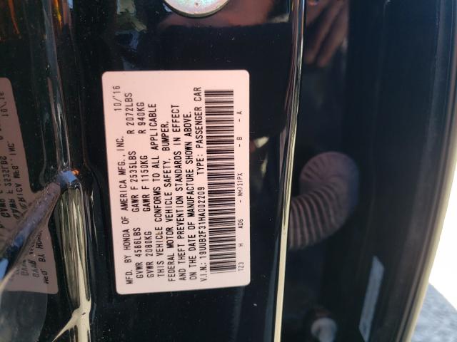 19UUB2F31HA002209 Acura TLX