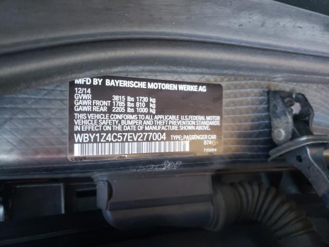 WBY1Z4C57EV277004 BMW I3 REX
